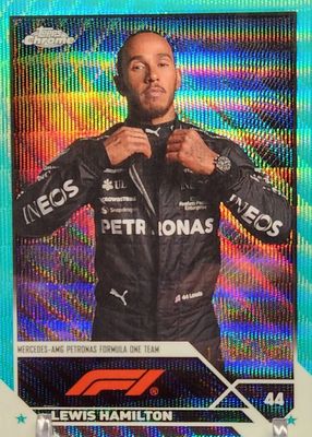 2023 Topps Chrome Formula 1 #21 Aqua Wave Refractor /150