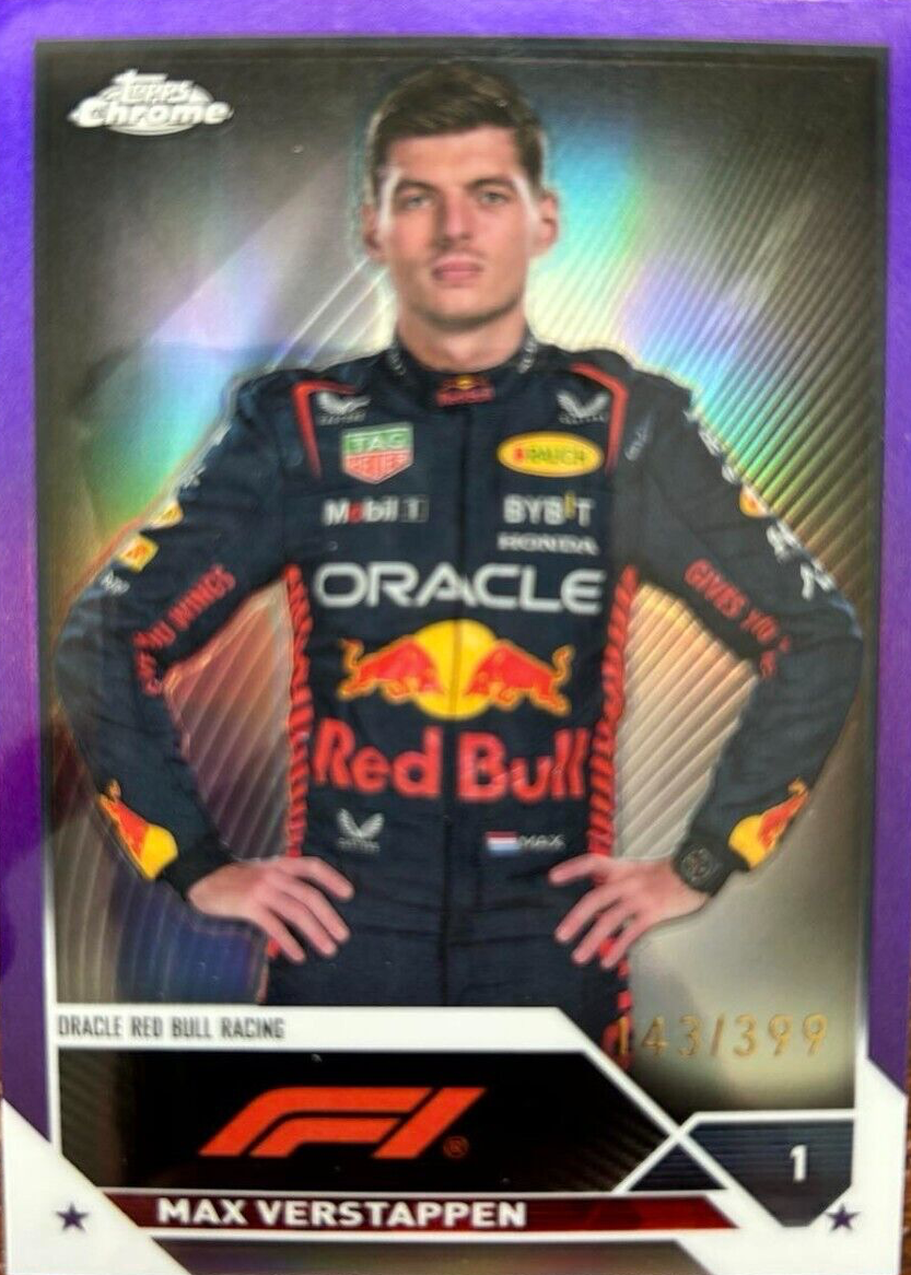 MAX VERSTAPPEN (RED BULL) 2023 TOPPS CHROME FORMULA 1 F1 MINI 