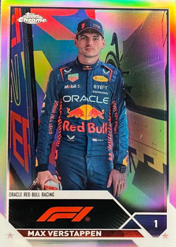 Max Verstappen 2023 Topps Chrome Formula 1 #1 Image Variation PSA 10