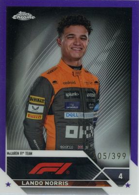 2023 Topps Chrome Formula 1 #25 Purple Refractor /399