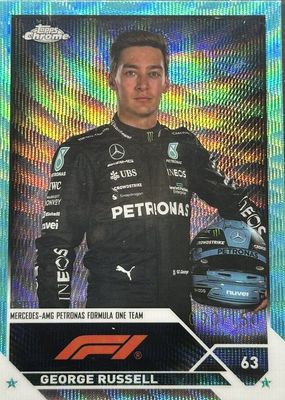 2023 Topps Chrome Formula 1 #13 Aqua Wave Refractor /150