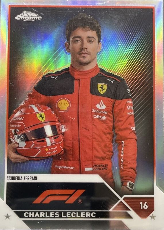 Charles Leclerc 2023 Topps Chrome Formula 1 #5 Refractor PSA 10 