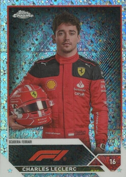 Charles Leclerc 2023 Topps Chrome Formula 1 #5 Mini-Diamond