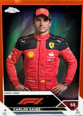 2023 Topps Chrome Formula 1 #17 Orange Refractor /25