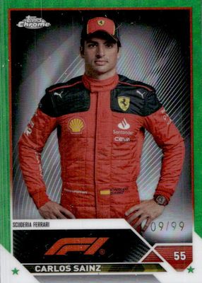 2023 Topps Chrome Formula 1 #17 Green Refractor /99