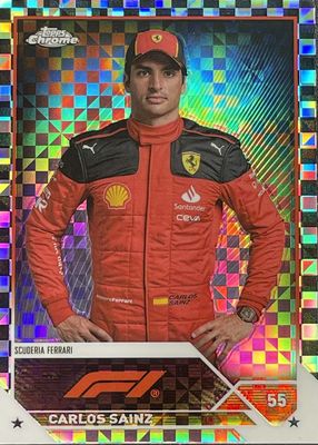 2023 Topps Chrome Formula 1 #17 Checker Flag Refractor