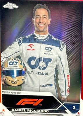 2023 Topps Chrome Formula 1 #69 Orange & Red Refractor