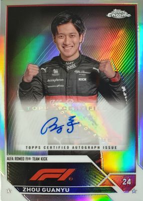 2023 Topps Chrome Formula 1 #CAC-ZG Autographs