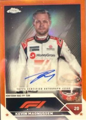 F1カード Kevin Magnussen シールサインカード Kevin Magnussen 2023 Topps Chrome Formula 1 #CAC-KM
