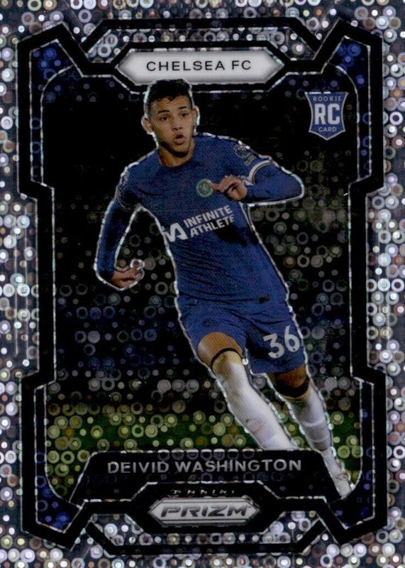 Deivid Washington 2023 Prizm Premier League #199 Breakaway Rookie RAW