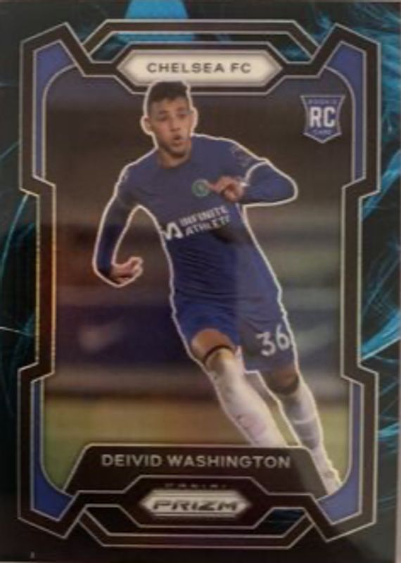 Deivid Washington 2023 Prizm Premier League #199 Genesis /(SSP) Rookie RAW