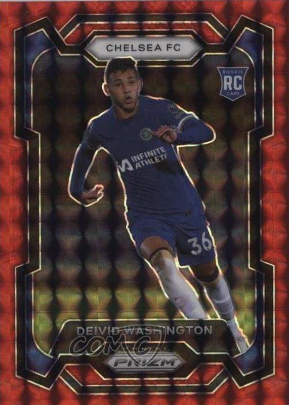 2023 Prizm Premier League #199 Red Mosaic