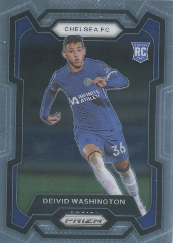 Deivid Washington 2023 Prizm Premier League #199 Base Rookie PSA 9