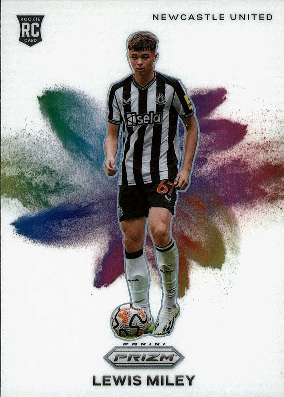 Lewis Miley 2023 Prizm Premier League #27 Color Blast /(SSP