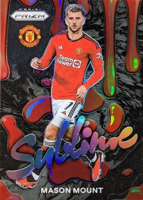 Mason Mount 2023 Prizm Premier League #8 Sublime /(SSP) SGC 9