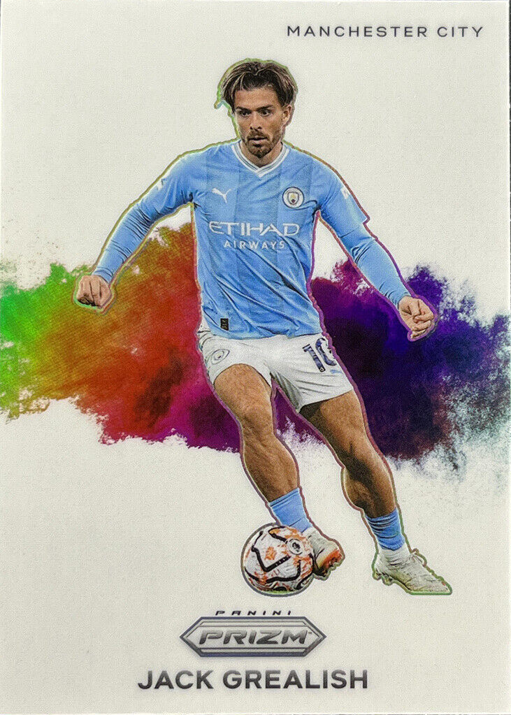 2020-21 Prizm English Premier League Red White and Blue #279 Jack Grealish  | eBay