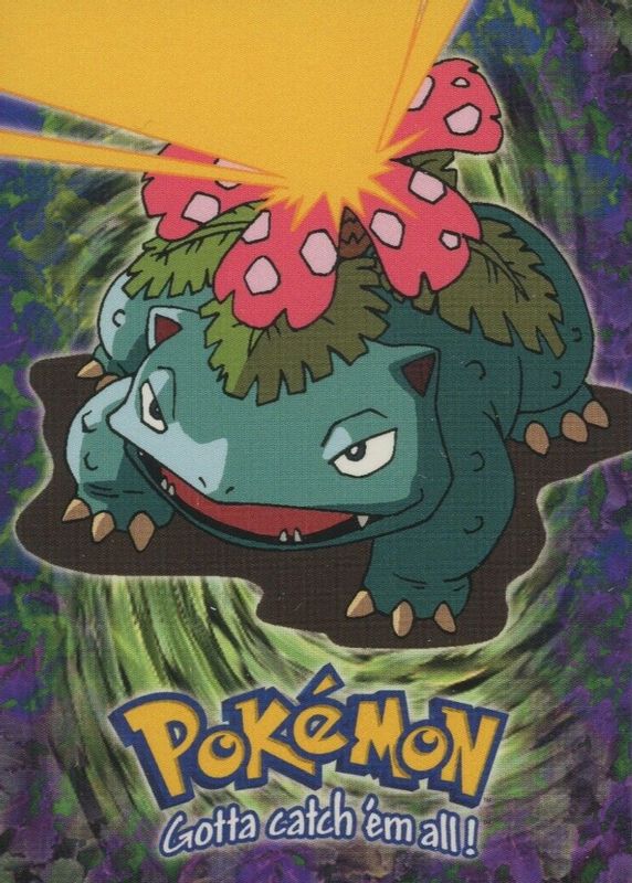 Venusaur 1999 Topps Pokemon Movie Edition #E3 Base PSA 10