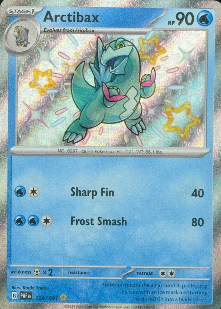 arctibax pokemon card price 129/091 Arctibax main image 0