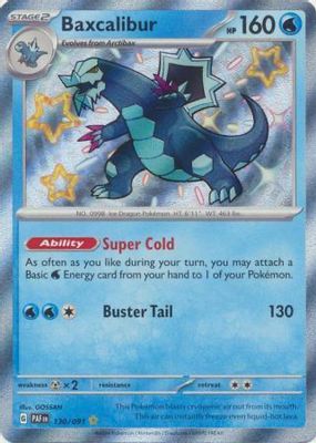 2024 Scarlet & Violet: Paldean Fates #130/091 Shiny Rare