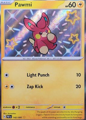 2024 Scarlet & Violet: Paldean Fates #142/091 Shiny Rare