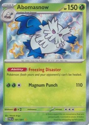 2024 Scarlet & Violet: Paldean Fates #101/091 Shiny Rare