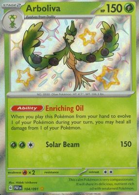 2024 Scarlet & Violet: Paldean Fates #104/091 Shiny Rare