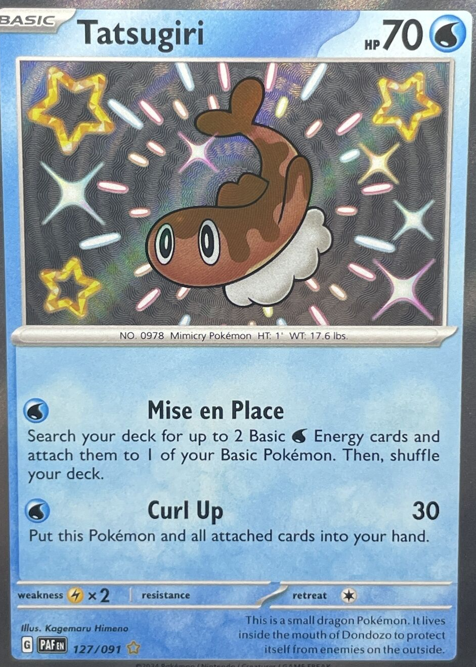 tatsugiri pokemon card price - ex 142/191 [RW] Surf (50) Weakness / Resistance / Retreat Cost Tatsugiri - Pokémon TCG Pocket