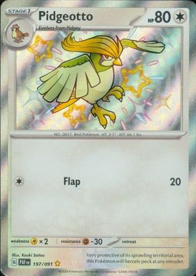 2024 Scarlet & Violet: Paldean Fates #197/091 Shiny Rare