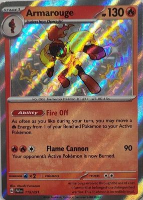 2024 Scarlet & Violet: Paldean Fates #115/091 Shiny Rare