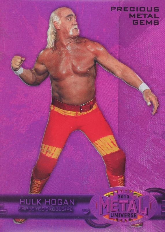 Hulk Hogan 2013 Upper Deck Employee Exclusive #E-HH Precious Metal Gems - Purple /125 PSA 10