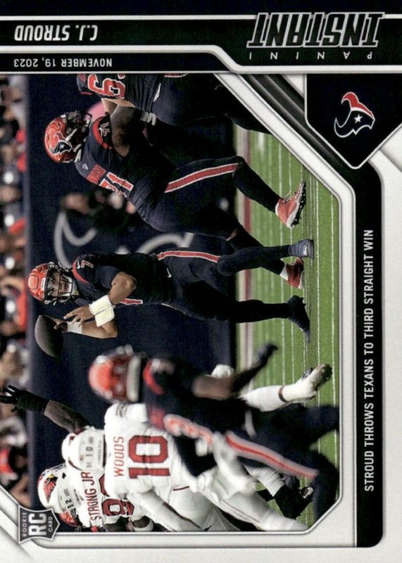 CJ Stroud 2023 Panini Instant #55 Base (Print Run: 1,643) Rookie SGC 8.5