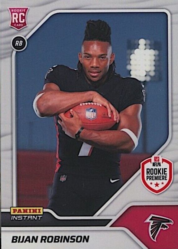 Bijan Robinson 2023 Panini Instant #4 RPS First Look (Print Run: 965) Rookie SGC 10