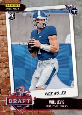 2023 Panini Instant #DN3 Draft Night (Print Run: 1,282)