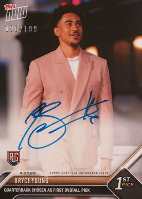 2023 Topps Now Draft #D-1A/G Autographs /199