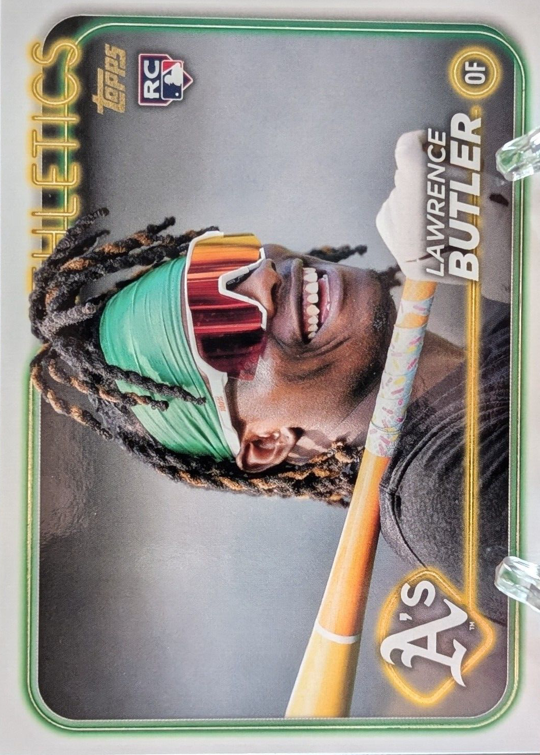 Lawrence Butler 2024 Topps #676 Golden Mirror Image Variation