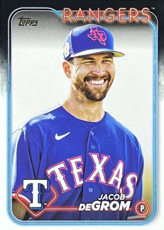 Jacob deGrom 2024 Topps #171 Golden Mirror Image Variation /(SSP) RAW