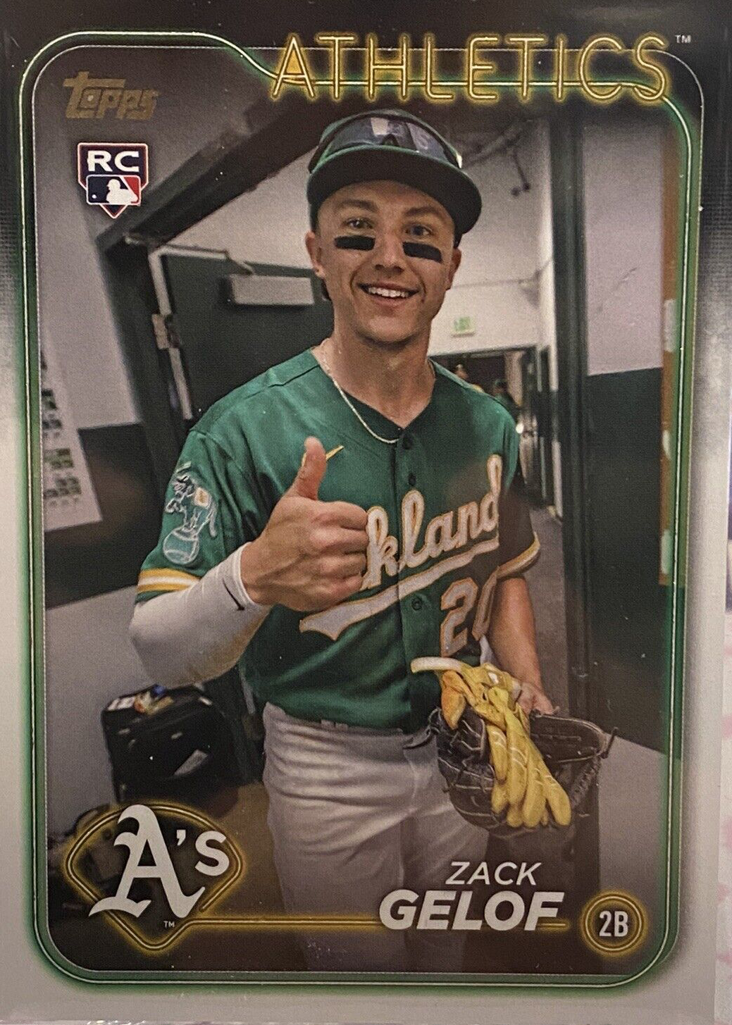 Zack Gelof 2024 Topps #166 Golden Mirror Image Variation /(SSP