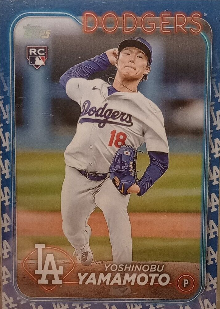 Yoshinobu Yamamoto 2024 Topps #553 Team Color Border Variation /(SSP) Price  Guide - Sports Card Investor