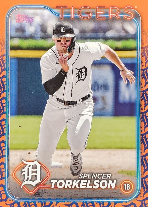 Spencer Torkelson 2024 Topps #185 Team Color Border Variation /(SSP) SGC 9.5