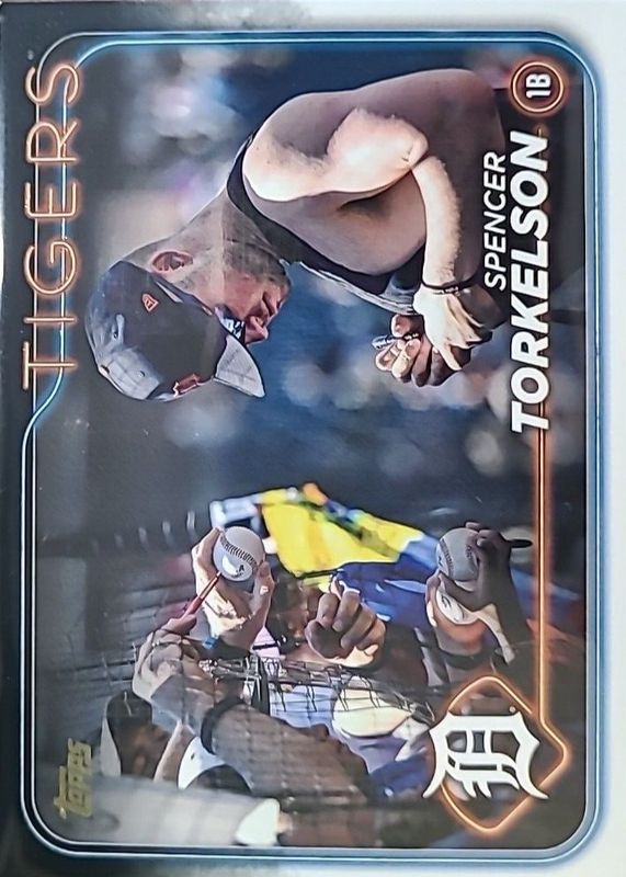 Spencer Torkelson 2024 Topps 185 Golden Mirror Image Variation /(SSP