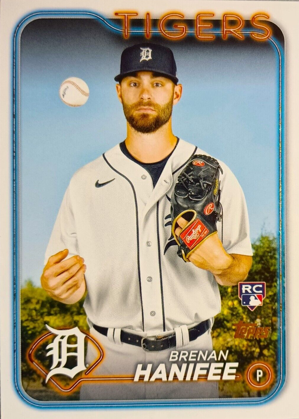 Brenan Hanifee 2024 Topps #369 Golden Mirror Image Variation /(SSP