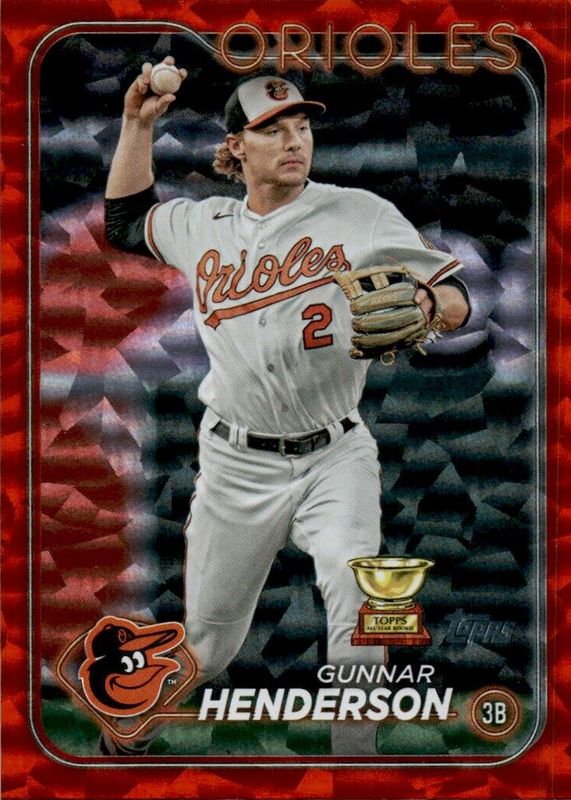 2024 Topps #450 Orange Crackle Foilboard /299