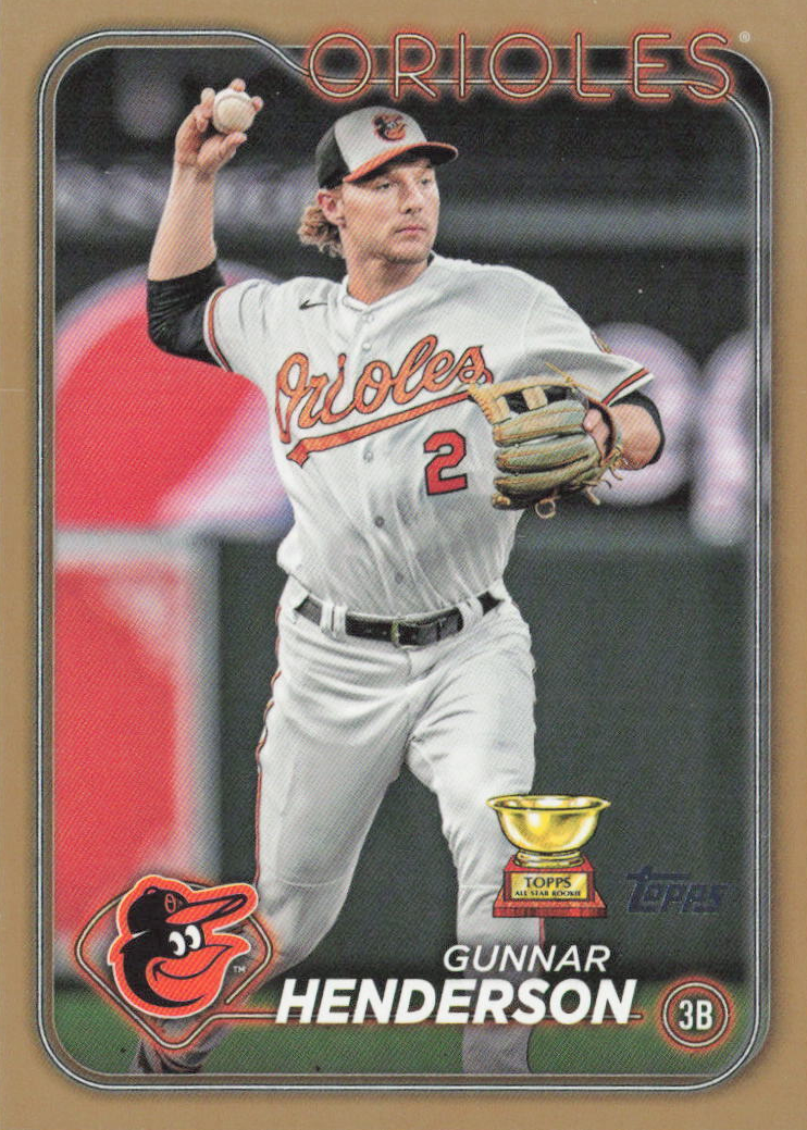 Gunnar Henderson 2024 Topps #450 Gold /2024 Price Guide