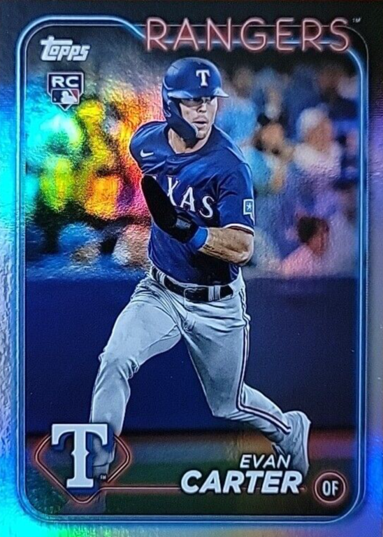 Evan Carter 2024 Topps #280 Rainbow Foil Price Guide - Sports Card 