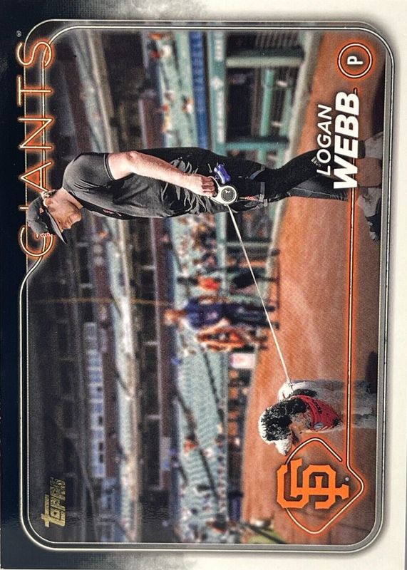 Logan Webb 2024 Topps #4 Golden Mirror Image Variation /(SSP) RAW