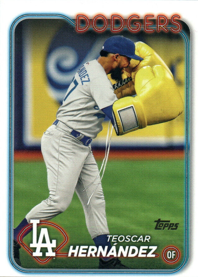 Teoscar Hernandez 2024 Topps #619 Golden Mirror Image Variation