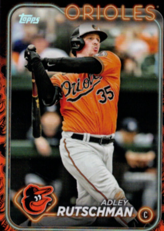 Adley Rutschman 2024 Topps #35 Team Color Border Variation