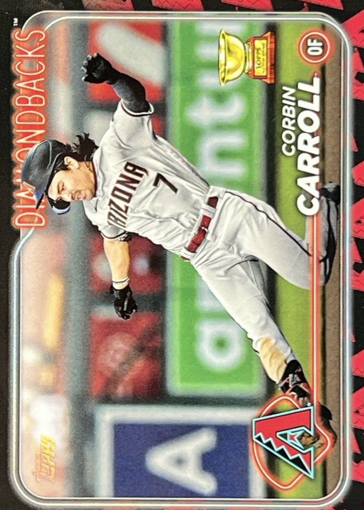 コービン・キャロル Corbin Carroll Amazon.com: 2024 TOPPS #156 CORBIN CARROLL ARIZONA
