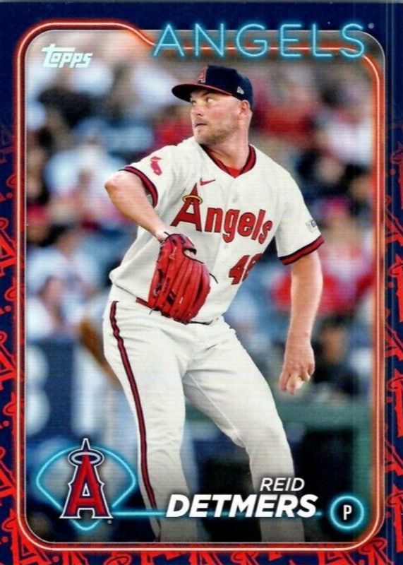 Reid Detmers 2024 Topps #137 Team Color Border Variation /(SSP) RAW