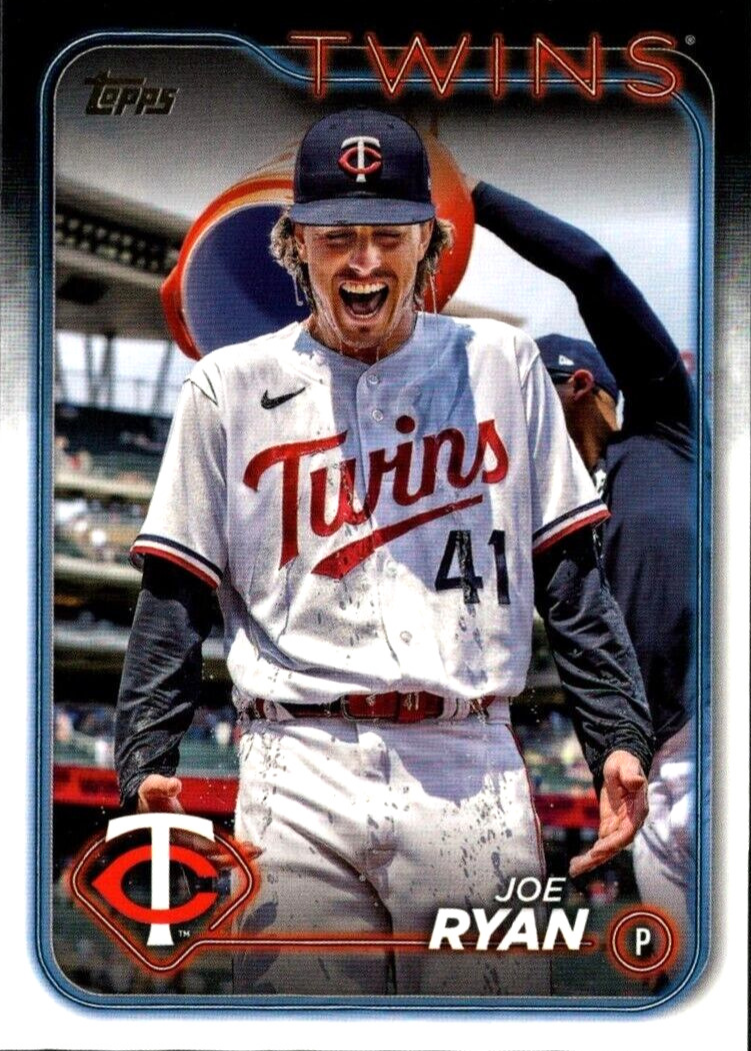 Joe Ryan 2024 Topps #175 Golden Mirror Image Variation /(SSP